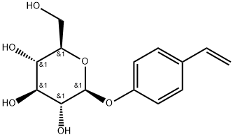 p-Vinylphenyl O-beta-D-glucopyraside Structure