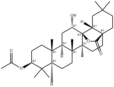 3-O-ACETYLOLEANDEROLIDE, 62498-83-3, 结构式