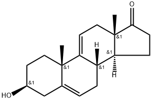 Androsta-5,9(11)-dien-17-one, 3-hydroxy-, (3β)- Structure
