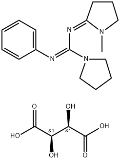 酒石酸ピログリリド 化学構造式