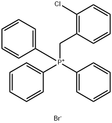 Phosphonium, [(2-chlorophenyl)methyl]triphenyl-, bromide (1:1) Structure