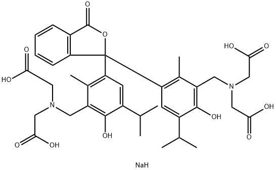 百里香酚酞络合剂, 62698-55-9, 结构式