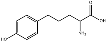 Benzenepentanoic acid, α-amino-4-hydroxy-,62732-56-3,结构式