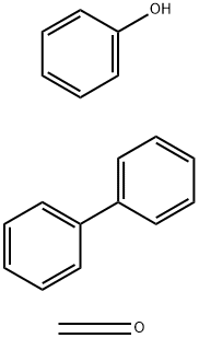 Formaldehyde polymer with 1,1'-biphenyl and phenol Struktur