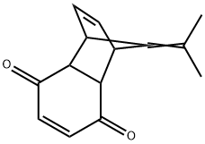 9-Isopropyliden-1,4,4a,8a-tetrahydro-1,4-methano-naphthalin-5,8-dion 结构式
