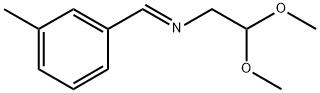 Ethanamine, 2,2-dimethoxy-N-[(3-methylphenyl)methylene]- Structure