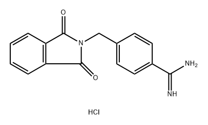 4-((1,3-Dioxoisoindolin-2-yl)methyl)benzimidamide hydrochloride Structure