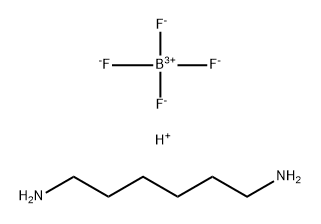 己烷-1,6-四氟硼酸二铵 结构式