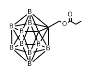 1,2-dicarbadodecaborane(12)-1-methyl propionate 结构式