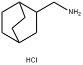 {bicyclo[2.2.2]octan-2-yl}methanamine hydrochloride 化学構造式