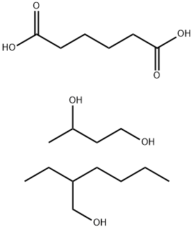Hexanedioic acid, polymer with 1,3-butanediol, 2-ethylhexyl ester 结构式