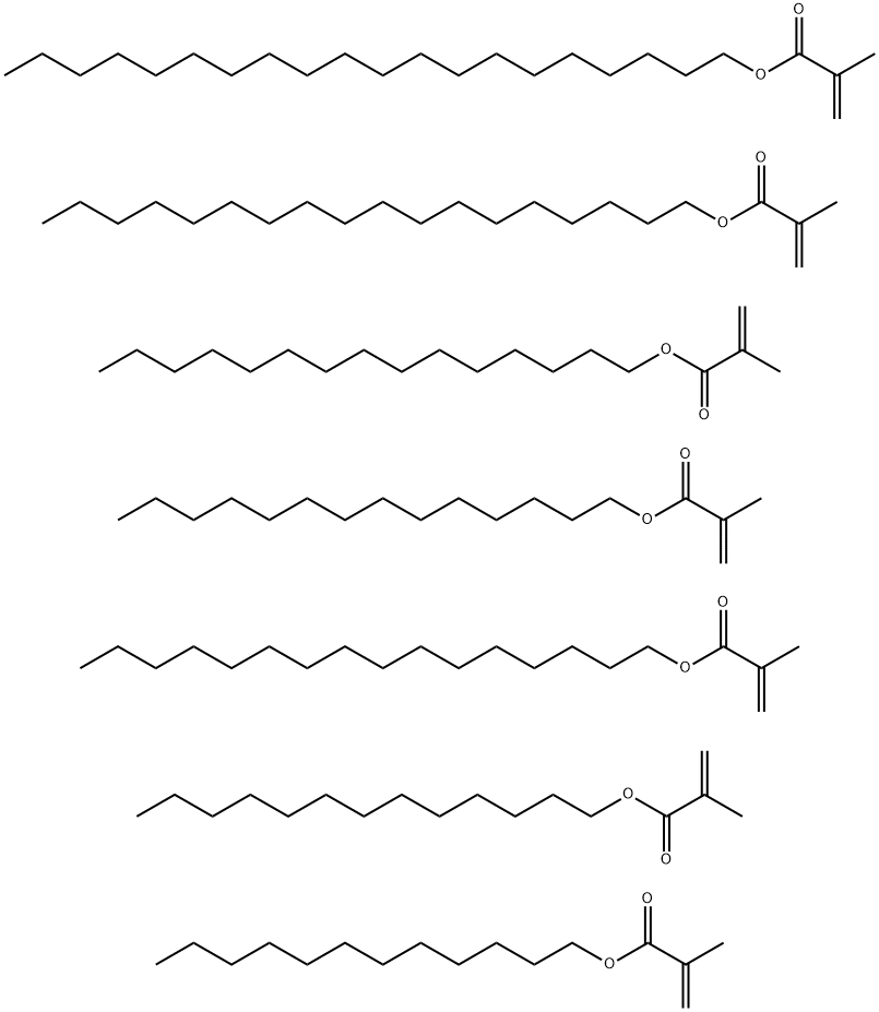 2-프로펜산,2-메틸-,도데실에스테르,에이코실2-메틸-2-프로페노에이트중합체,헥사데실2-메틸-2-프로페노에이트,옥타데실2-메틸-2-프로페노에이트,펜타데실2-메틸-2-프로페노에이트,테트라데실2-메틸-2-프로페노에이트및트리데실2-메틸-2-프로페노에이트