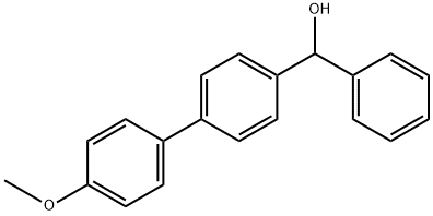 (4'-methoxy-[1,1'-biphenyl]-4-yl)(phenyl)methanol Structure