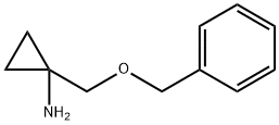 1-((Benzyloxy)methyl)cyclopropan-1-amine Struktur