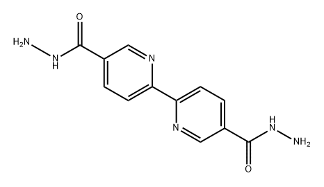 [2,2'-Bipyridine]-5,5'-dicarboxylic acid, 5,5'-dihydrazide Structure