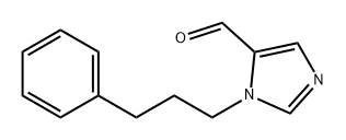 1-(3-phenylpropyl)-1H-imidazole-5-carbaldehyde 化学構造式