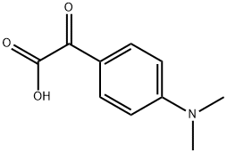 Benzeneacetic acid, 4-(dimethylamino)-α-oxo- Struktur