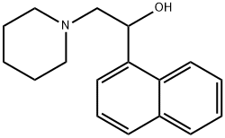 α-(Piperidinomethyl)-1-naphthalenemethanol Structure