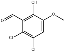 2,3-dichloro-6-hydroxy-5-methoxybenzaldehyde Structure