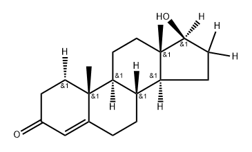 [2H4]-Testosterone 化学構造式