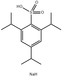 Sodium 2,4,6-Triisopropylbenzenesulfonate, 63877-54-3, 结构式