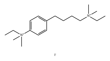 Ammonium, (4-(p-ethyldimethylammoniophenyl)butyl)ethyldimethyl-, diiodide,63981-94-2,结构式