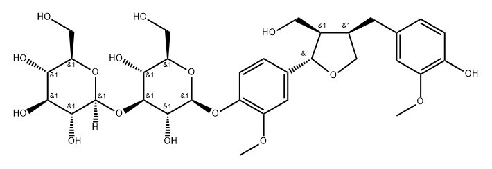 639857-95-7 (+)--落叶松脂醇 4'-O-葡萄糖-(1→3)-BETA-D-葡萄糖苷