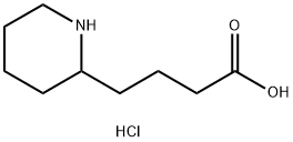 4-(piperidin-2-yl)butanoic acid hydrochloride 结构式