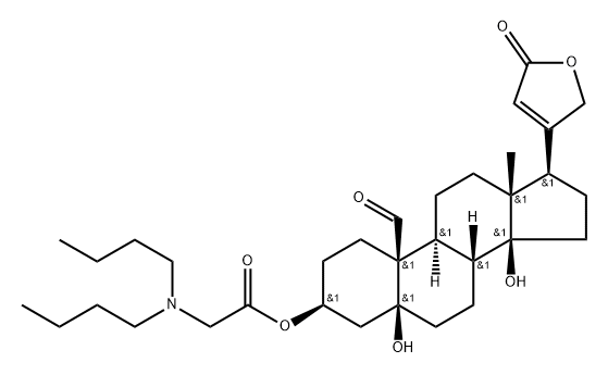 64011-27-4 3β-[(Dibutylaminoacetyl)oxy]-5,14-dihydroxy-19-oxo-5β-card-20(22)-enolide