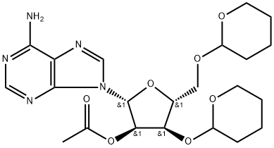 64183-28-4 ADENOSINE,3",5'-BIS-O-(TETRAHYDRO-2H-PYRAN-2-YL)-,2'-ACETATE