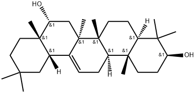 Olean-12-ene-3,16-diol, (3β,16α)- Structure