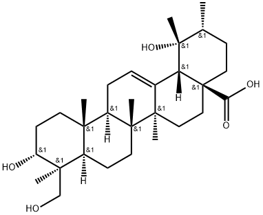 马尾柴酸, 64199-78-6, 结构式