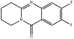 11H-Pyrido[2,1-b]quinazolin-11-one, 2,3-difluoro-6,7,8,9-tetrahydro- 结构式