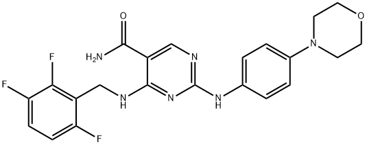 化合物 YM-341619, 643082-52-4, 结构式