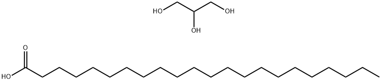 1,2,3-Propanetriol, homopolymer, docosanoate 化学構造式