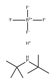 二叔丁基磷氢四氟硼酸盐,643738-56-1,结构式