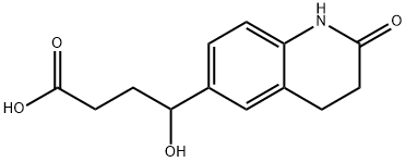 6-Quinolinebutanoic acid, 1,2,3,4-tetrahydro-γ-hydroxy-2-oxo- Struktur