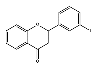 2-(3-Iodophenyl)chroman-4-one Structure