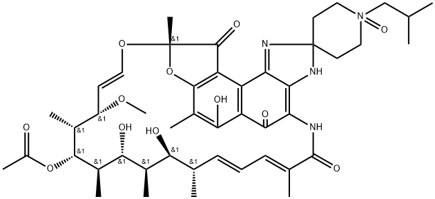 Rifabutin N-oxide, 645406-37-7, 结构式