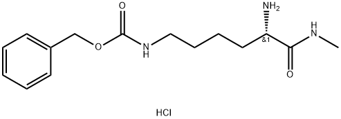 H-Lys(Z)-Nhme Hydrochloride,64569-70-6,结构式