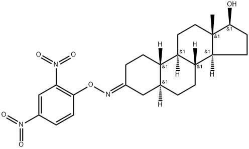 17β-Hydroxy-5α-estran-3-one O-(2,4-dinitrophenyl)oxime Structure