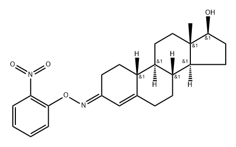 17β-Hydroxyestr-4-en-3-one O-(2-nitrophenyl)oxime,64584-78-7,结构式