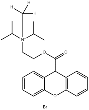 Propantheline-d3 Bromide (N-methyl-d3)	 Structure