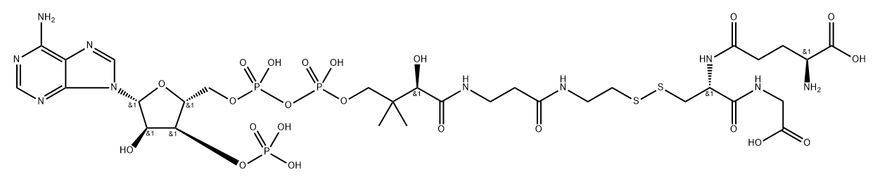 coenzyme A-glutathione mixed disulfide,6477-52-7,结构式