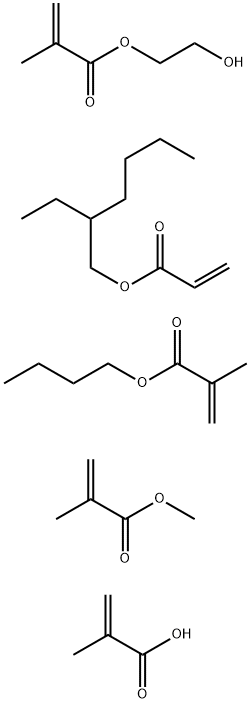 64771-95-5 2-Propenoic acid, 2-methyl-, polymer with butyl 2-methyl-2-propenoate, 2-ethylhexyl 2-propenoate, 2-hydroxyethyl 2-methyl-2-propenoate and methyl 2-methyl-2-propenoate
