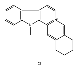 3-methyl-3,13lambda5-diazapentacyclo[11.8.0.0^{2,10}.0^{4,9}.0^{15,20}]henicosa-1(13),2(10),4(9),5,7,11,14,20-octaen-13-ylium chloride 化学構造式