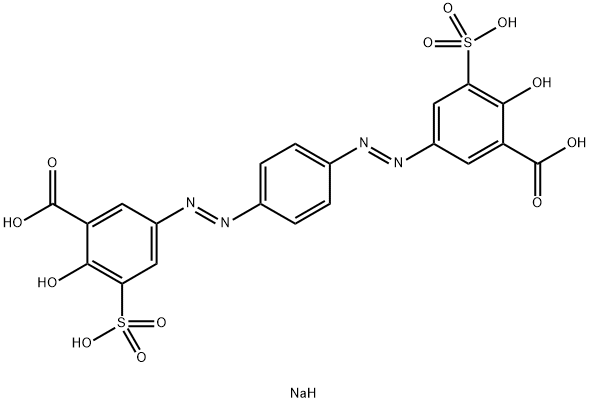 5,5'-[1,4-Phenylenebis(azo)]bis[2-hydroxy-3-sodiosulfobenzoic acid sodium] salt|