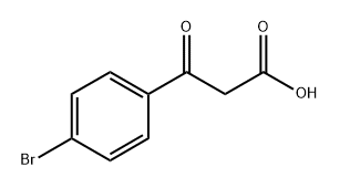 Benzenepropanoic acid, 4-bromo-β-oxo- Structure
