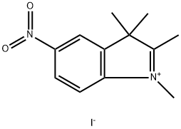 1,2,3,3-tetramethyl-5-nitro-3H-indol-1-ium iodide Structure