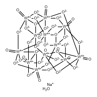 SODIUM METATUNGSTATE HYDRATE, CRYSTALLINE 化学構造式